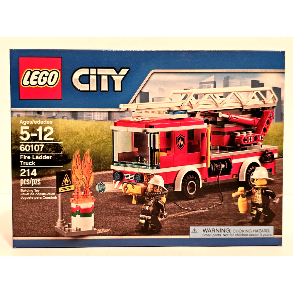 FIRE LADDER TRUCK Lego City LEGO Set #60107 NEW Sealed RETIRED Unopened